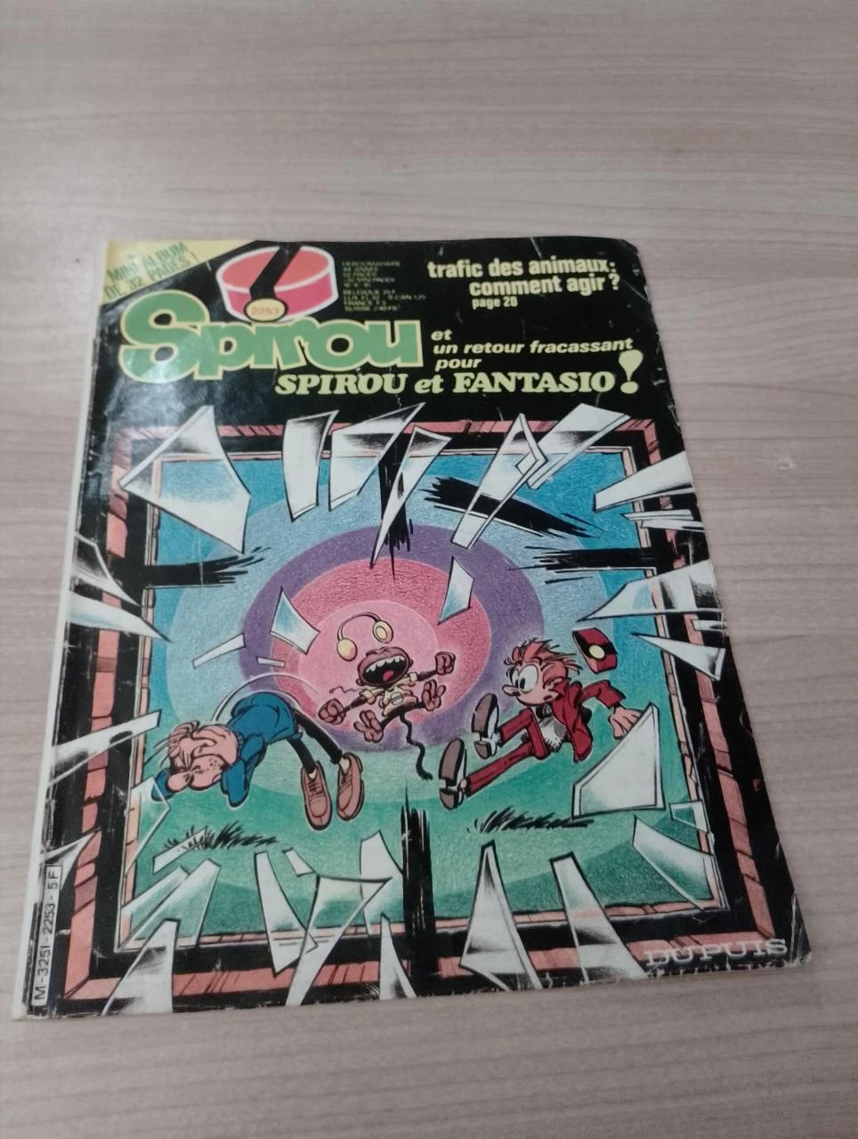 Spirou magazine, n°2253, avec le supplement